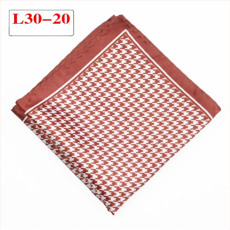 Джобна кърпичка - полиестерни нишки, извит кант, вечерно облекло, Пролет 2023