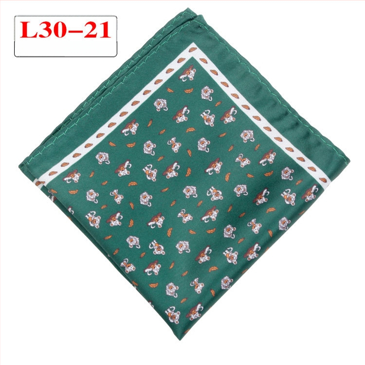 Джобна кърпичка - полиестерни нишки, извит кант, вечерно облекло, Пролет 2023