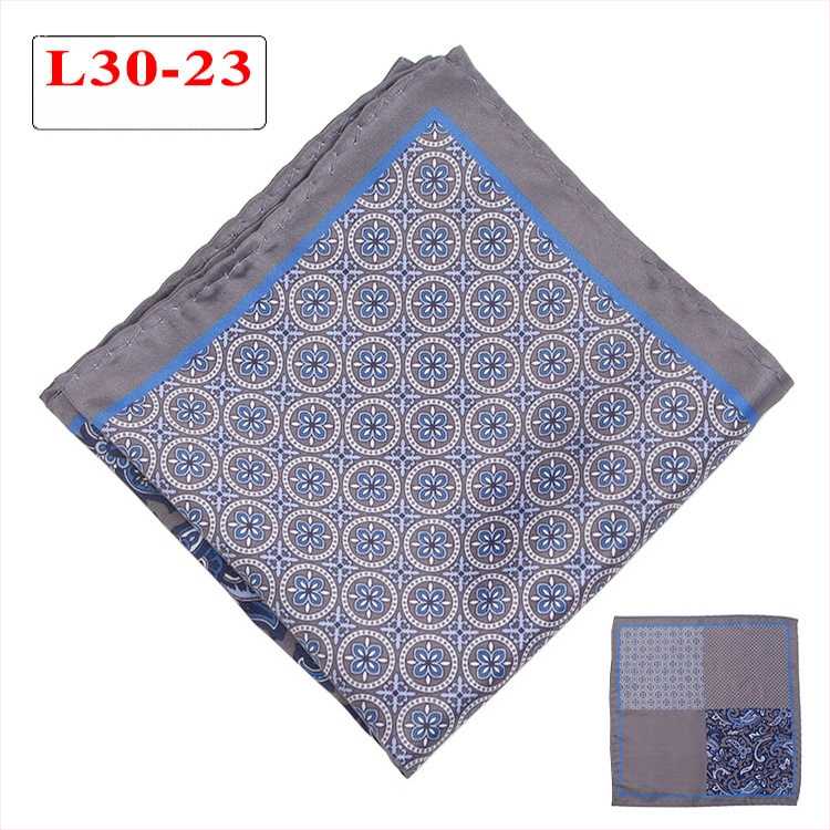 Джобна кърпичка - полиестерни нишки, извит кант, вечерно облекло, Пролет 2023