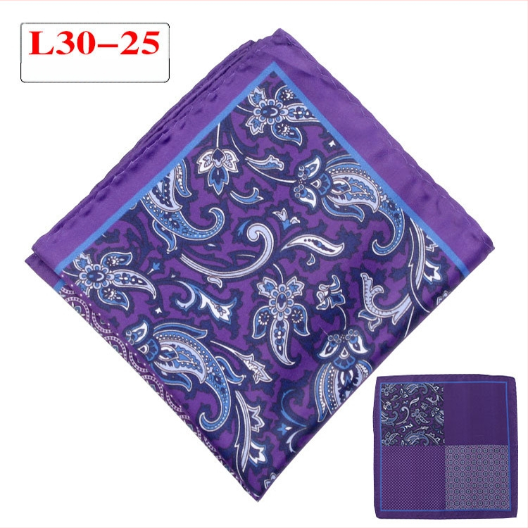 Джобна кърпичка - полиестерни нишки, извит кант, вечерно облекло, Пролет 2023