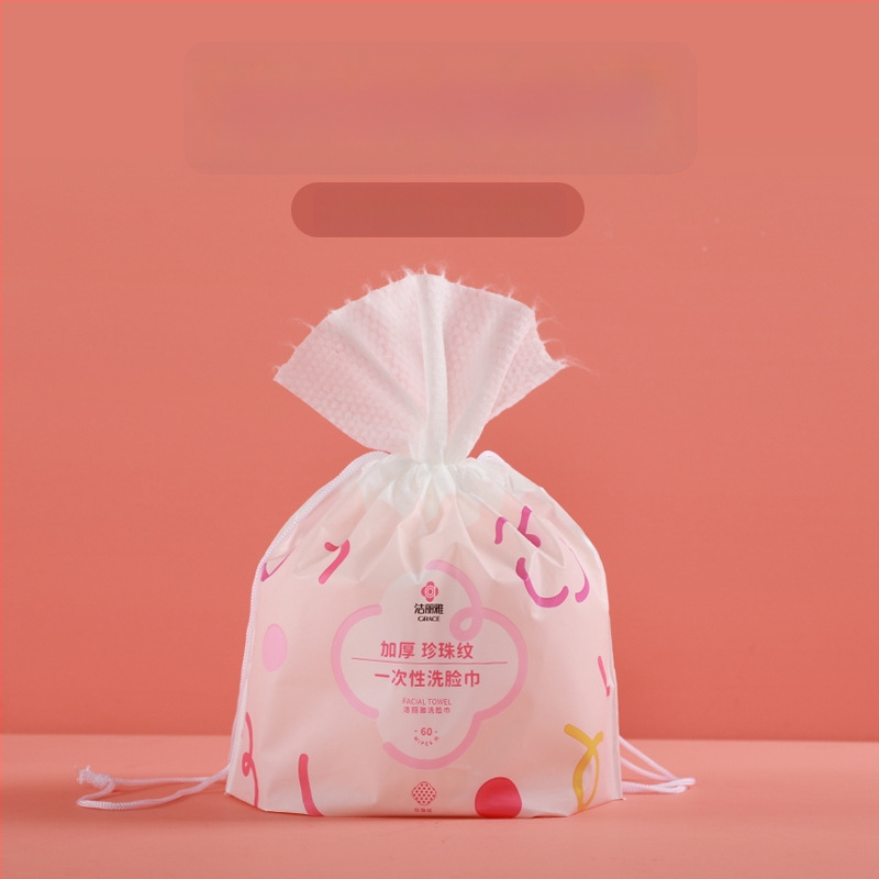 Grace Jie Liya arc törlőkendők, növényi rost, egyszer használatos, formázási folyamat, testreszabás nélkül