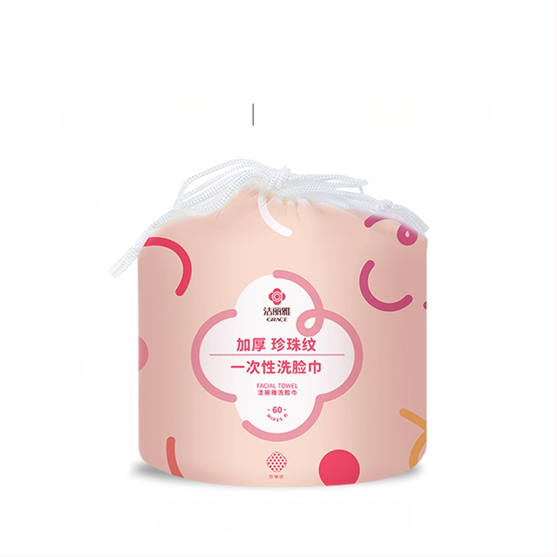 Grace Jie Liya arc törlőkendők, növényi rost, egyszer használatos, formázási folyamat, testreszabás nélkül