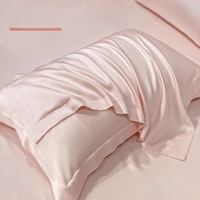 Lyocell satīna spilvendrāna ar ledus zīda sajūtu, 60S audums, reaktīvā krāsošana