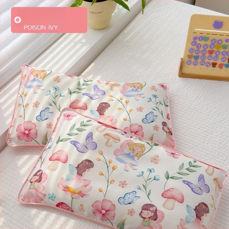 Lyocell spilvendrāna bērniem un zīdaiņiem, 100% Lyocell, 60 pavedieni, reaktīvā drukāšana un krāsošana, dzesējošs audums