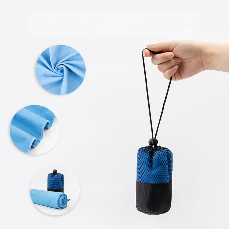 Mikrofiibrite sportlik rätik joogale ja ujumisele – kiiresti kuivab, hingav, niiskuse imendumine, logotüübi trükkimine saadaval