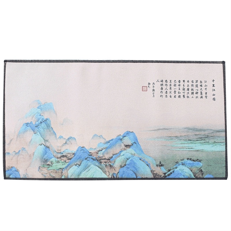 Zen-inspireeritud teekäterätik, paks ja väga imav, segu materjalist (Tootekood: 010; Tootmisprotsess: trükk; Imavus: 0–5 s)