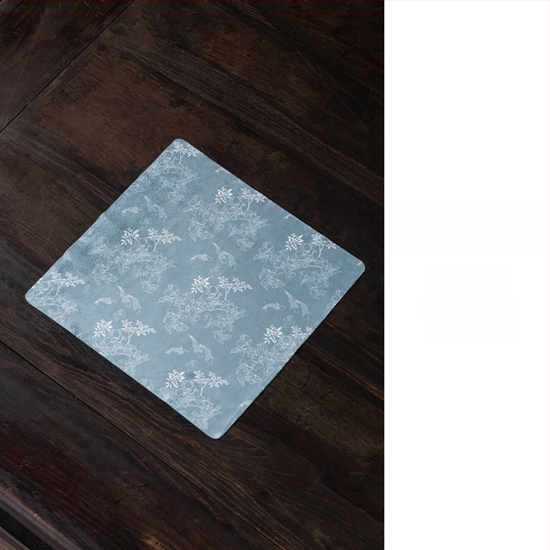 Αξεσουάρ τελετής τσαγιού – Shantang ύφασμα, λογότυπο εκτυπωμένο, νέο κινεζικό στυλ