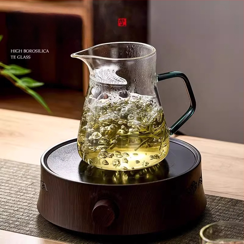 Ar integruotu filtru arbatos puodelis, aukštos borosilikatinio stiklo, prekė Yumo, šiuolaikinis stilius