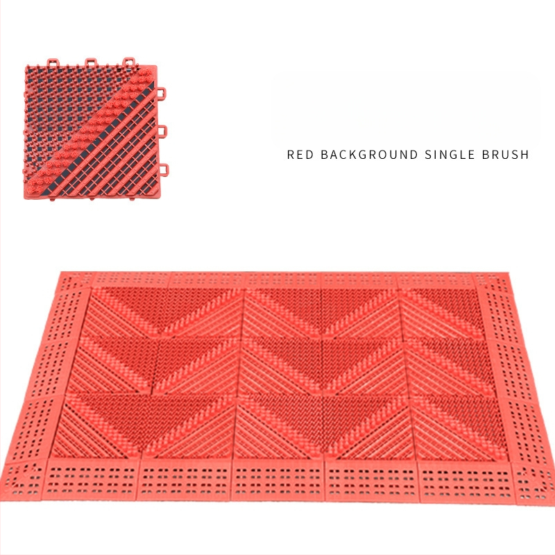 Три в едно прахоустойчива противохлъзгаща куха подложка за вход, пераща се, EVA пяна, квадратна, едноцветен модел, подходяща за входни зони, хол, офис и търговски обекти