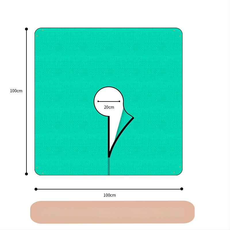 Plastična vrtna podloga za skupljanje lišća, marka Plant xun, pogodna za podrezivanje grana.