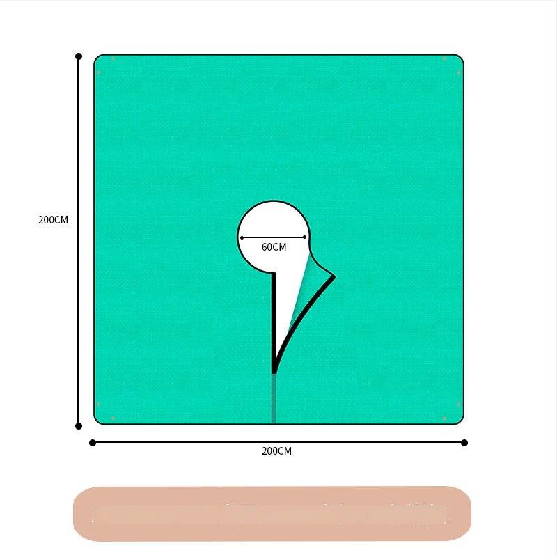 Plastična vrtna podloga za skupljanje lišća, marka Plant xun, pogodna za podrezivanje grana.