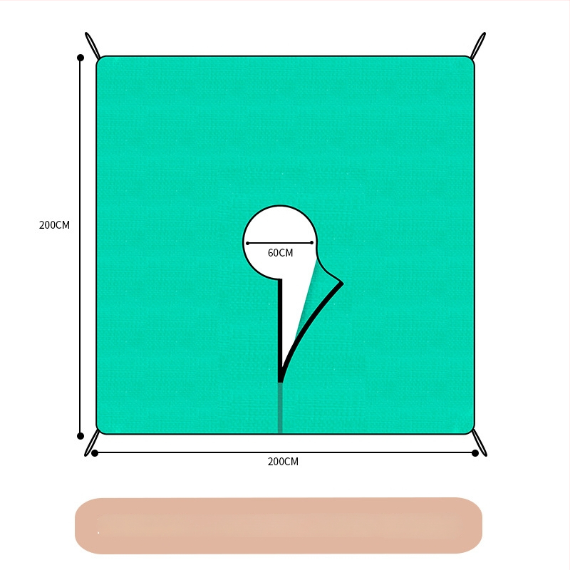 Plastična vrtna podloga za skupljanje lišća, marka Plant xun, pogodna za podrezivanje grana.