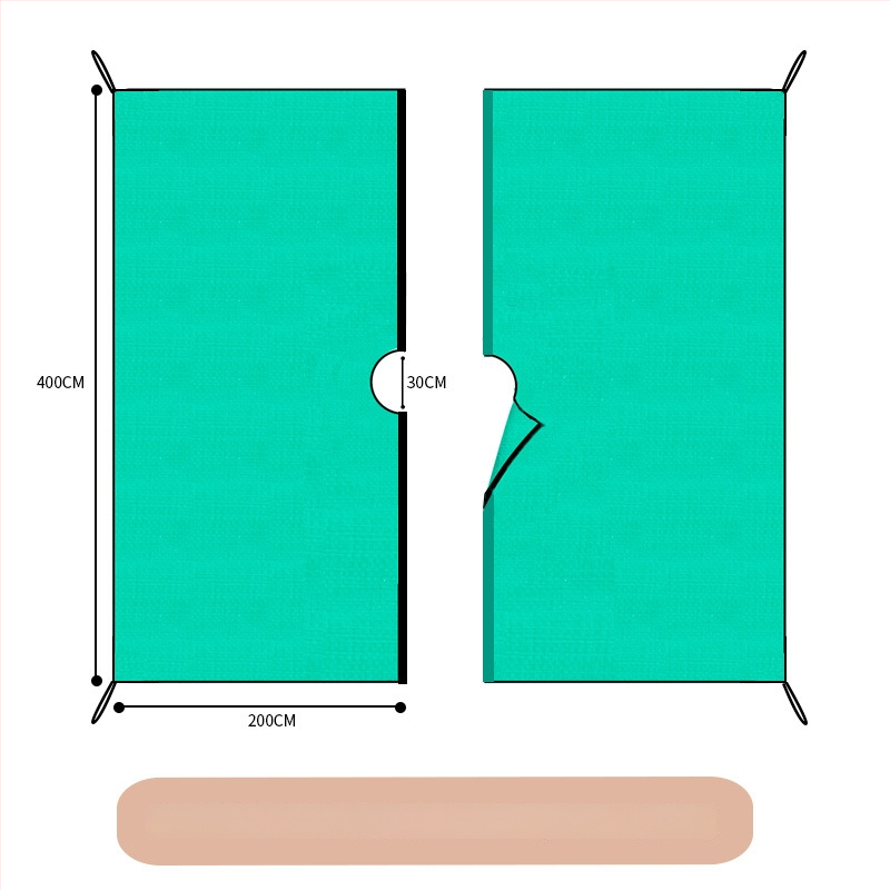 Plastična vrtna podloga za skupljanje lišća, marka Plant xun, pogodna za podrezivanje grana.