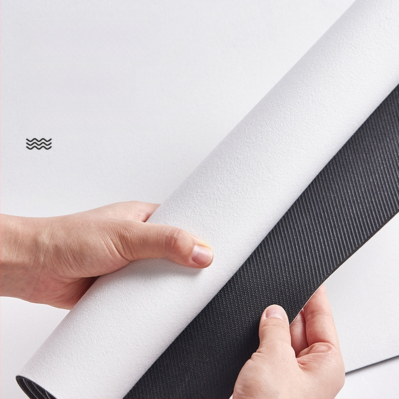 Кухненска подложка със специална форма от диатомитна глина, флорална шарка, абсорбираща, противохлъзгаща, дренажна, ръчно пране