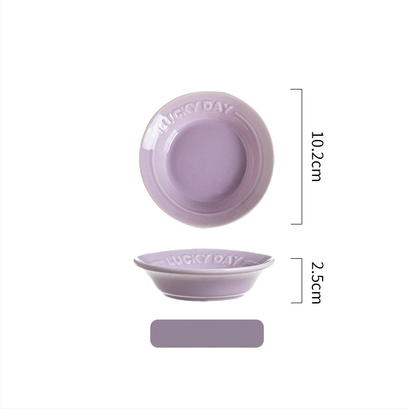 Keraminė apvali dubenėlis, šiuolaikinio minimalistinio dizaino, tinkamas mikrobangoms, glazūruotas paviršius