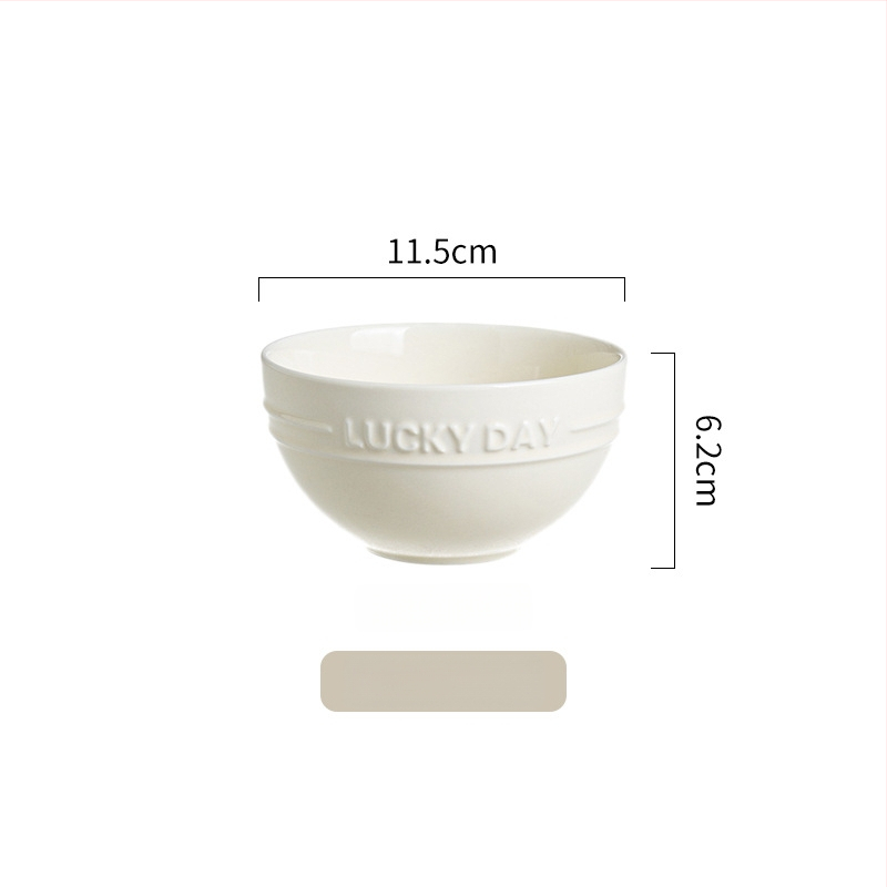 Keraminė apvali dubenėlis, šiuolaikinio minimalistinio dizaino, tinkamas mikrobangoms, glazūruotas paviršius