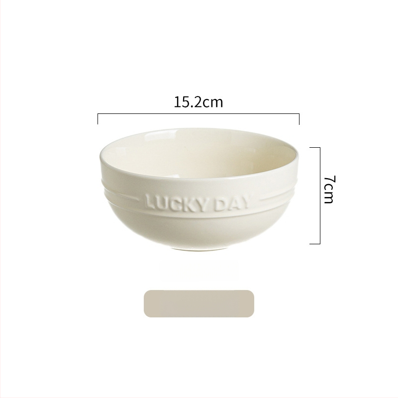 Keraminė apvali dubenėlis, šiuolaikinio minimalistinio dizaino, tinkamas mikrobangoms, glazūruotas paviršius