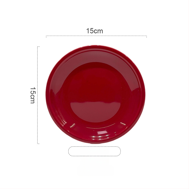 Tongfa keraminė valgio patiekalų rinkinys – dubenėliai ir lėkštės, apvalios formos, po glazūra, tinkamas mikrobangų krosnelėje, naujas Kinijos stilius