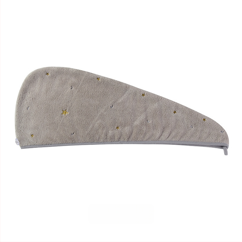 Matu žāvēšanas cepure no korāla pūka, izšūta, 50-79 g, ātra žāvēšana, augsta absorbcija