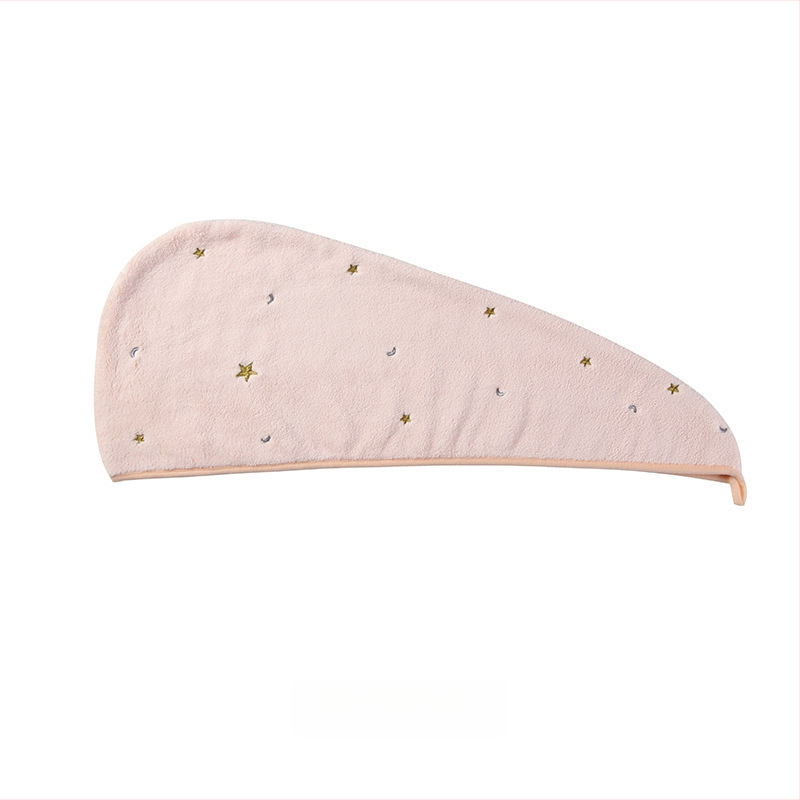 Matu žāvēšanas cepure no korāla pūka, izšūta, 50-79 g, ātra žāvēšana, augsta absorbcija