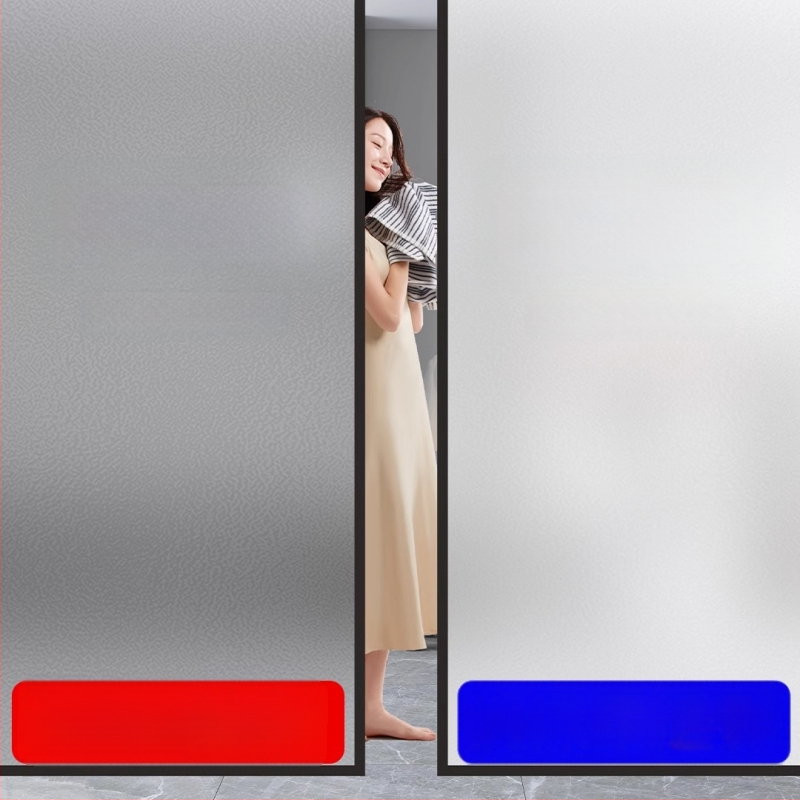 PVC logu privātuma folija – pašlīmējoša, mūsdienīgs minimālisma stilā, vienkrāsains raksts, 1 gab.