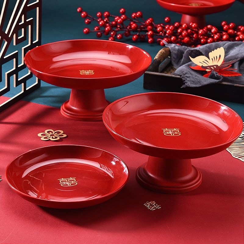 Плодова чиния, пластмасова, марка Group Wood, китайски стил, пусната през есента на 2013 г., първокласно качество