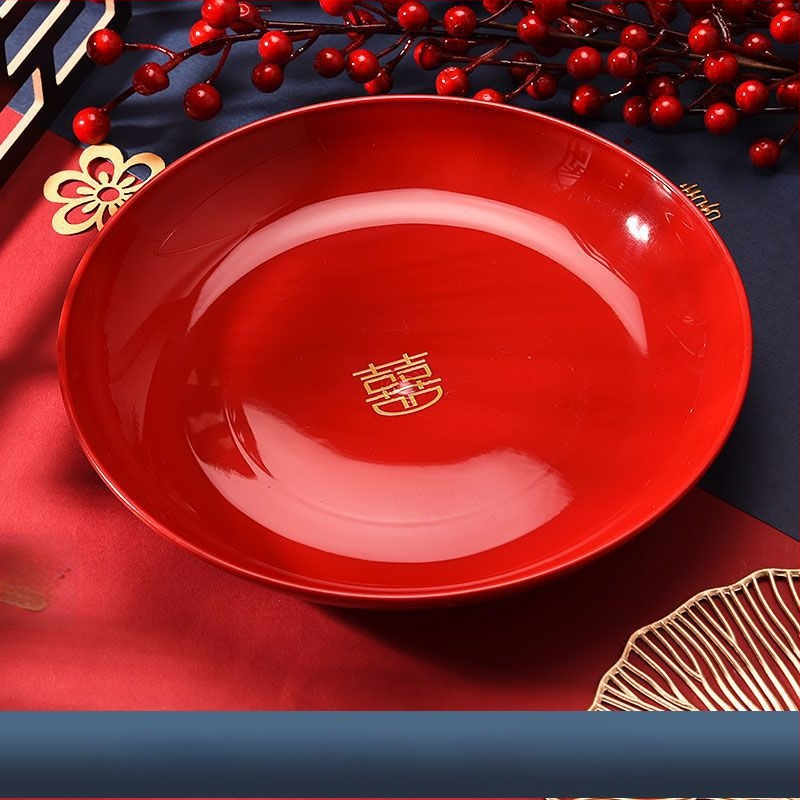 Плодова чиния, пластмасова, марка Group Wood, китайски стил, пусната през есента на 2013 г., първокласно качество