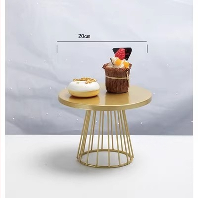 Дантелен кант правоъгълен метален поднос за торти и сладкиши, европейски стил