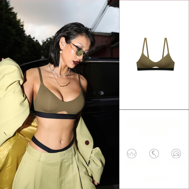 Sieviešu sporta apakšveļas komplekts (galvenā auduma sastāvs: neilons, plānas veidotas krūšu kausi, noņemamas dubultās plecu siksnas, mugurējā četru rindu aizdare, oderes spandeks 70-80%)