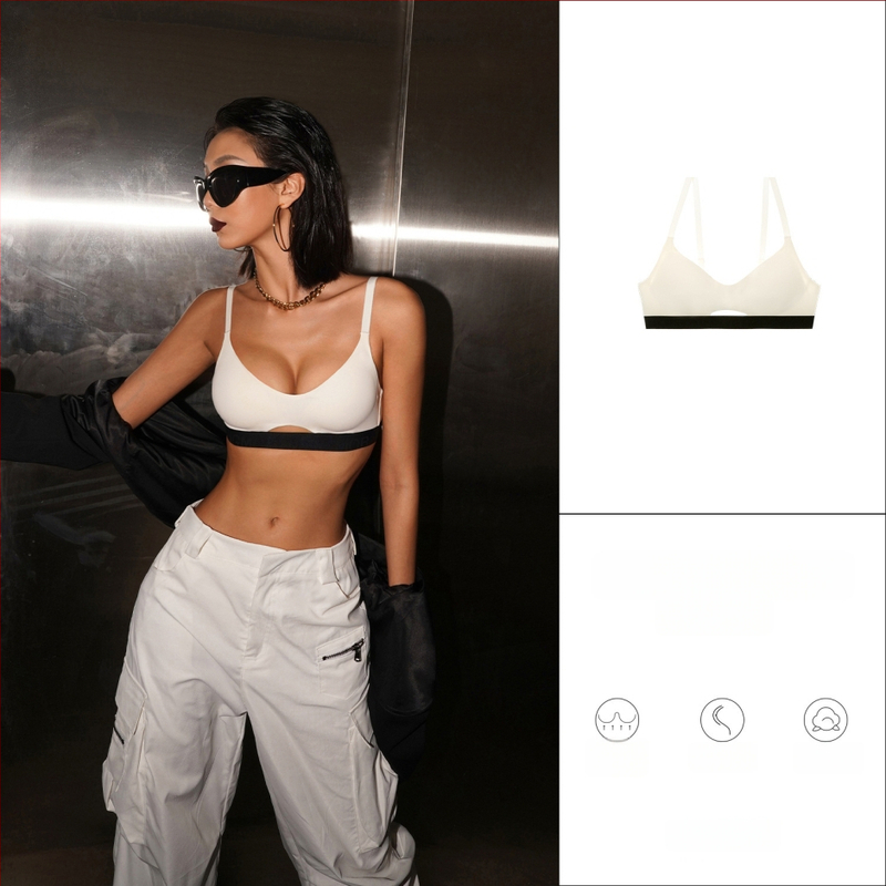 Sieviešu sporta apakšveļas komplekts (galvenā auduma sastāvs: neilons, plānas veidotas krūšu kausi, noņemamas dubultās plecu siksnas, mugurējā četru rindu aizdare, oderes spandeks 70-80%)