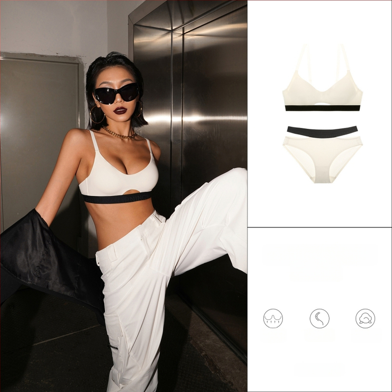 Sieviešu sporta apakšveļas komplekts (galvenā auduma sastāvs: neilons, plānas veidotas krūšu kausi, noņemamas dubultās plecu siksnas, mugurējā četru rindu aizdare, oderes spandeks 70-80%)