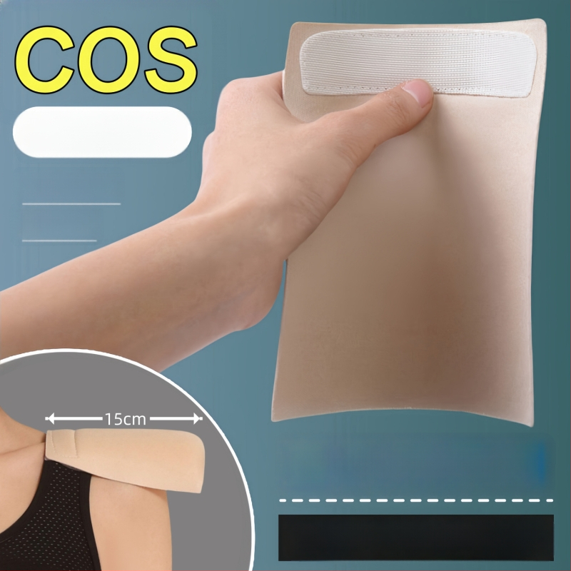 Plecu spilventiņi ar Velcro, nemanāmi un pretdrīzoši, ātri pielāgo plecu līniju; Materiāls: neaudums; Biezums: normāls