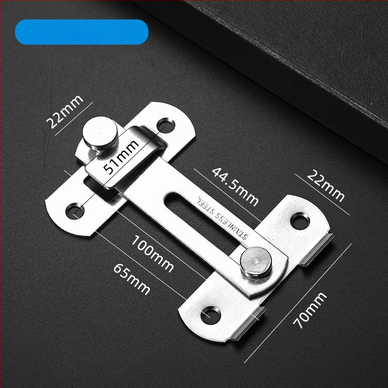 Nerūsējošā tērauda durvju butterfly latch, modelis YJD006, virsmas apdare brušēta/matēta, zīmols Yijinda, moderns minimālisma stils