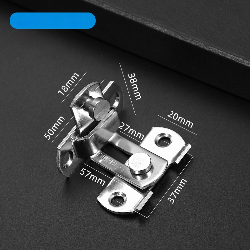 Nerūsējošā tērauda durvju butterfly latch, modelis YJD006, virsmas apdare brušēta/matēta, zīmols Yijinda, moderns minimālisma stils