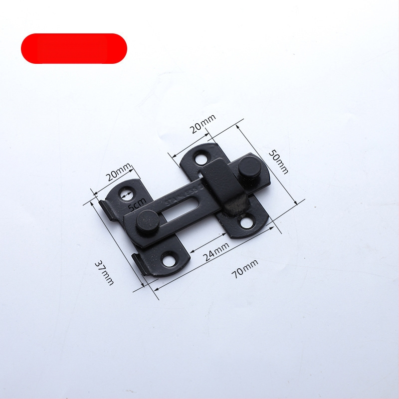 Nerūsējošā tērauda durvju aizslēdzējs 003 | mūsdienīgs vienkāršs stils, piemērots māju un vannas istabas durvīm