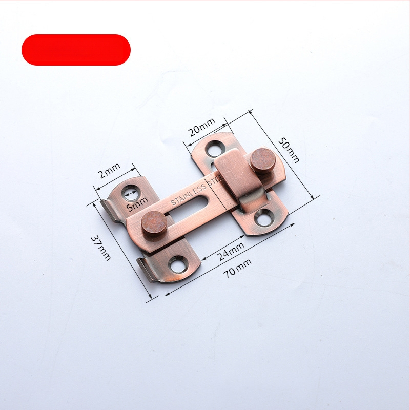 Nerūsējošā tērauda durvju aizslēdzējs 003 | mūsdienīgs vienkāršs stils, piemērots māju un vannas istabas durvīm