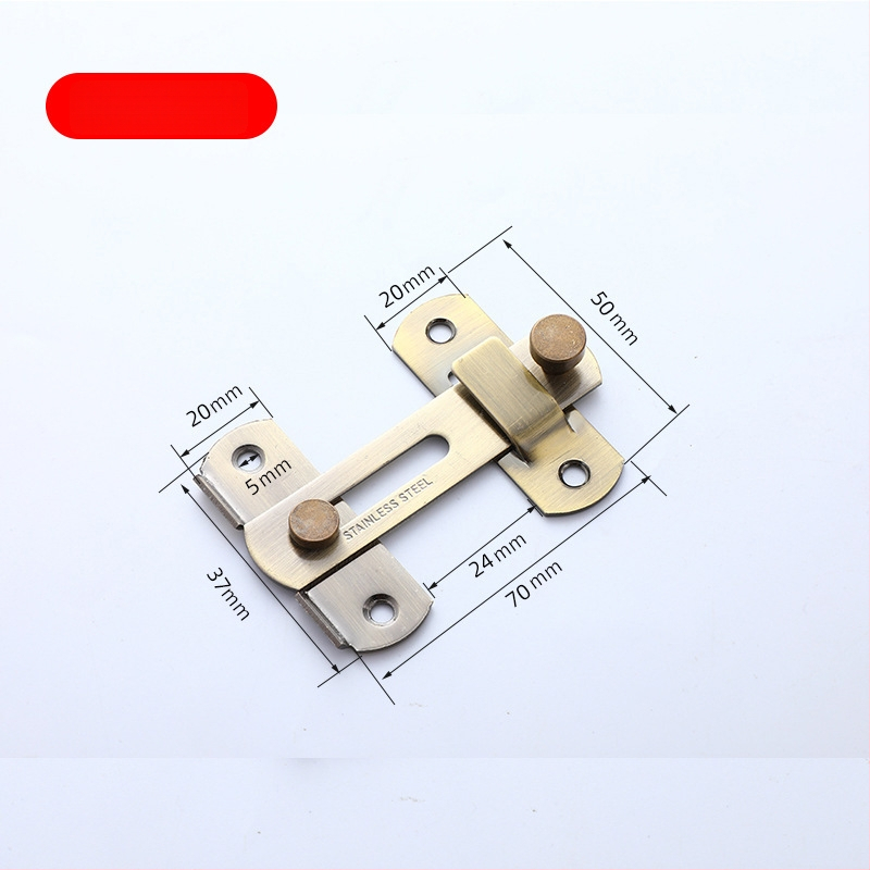 Nerūsējošā tērauda durvju aizslēdzējs 003 | mūsdienīgs vienkāršs stils, piemērots māju un vannas istabas durvīm