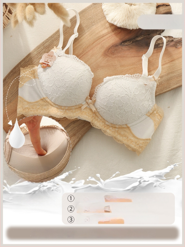 Seksi sieviešu krūšturu komplekts, bez stieņa, 3/4 kauss, augšējā atbalsta, regulējamas siksnas, mežģīne