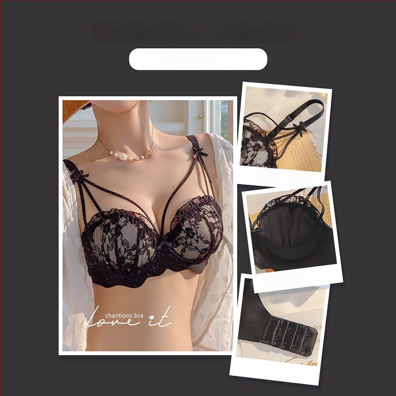 Nailona krūšturis ar 3/4 kausu, augšējā plānā un apakšējā biezā forma, fiksētas dubultās siksnas, bez tērauda gredzeniem