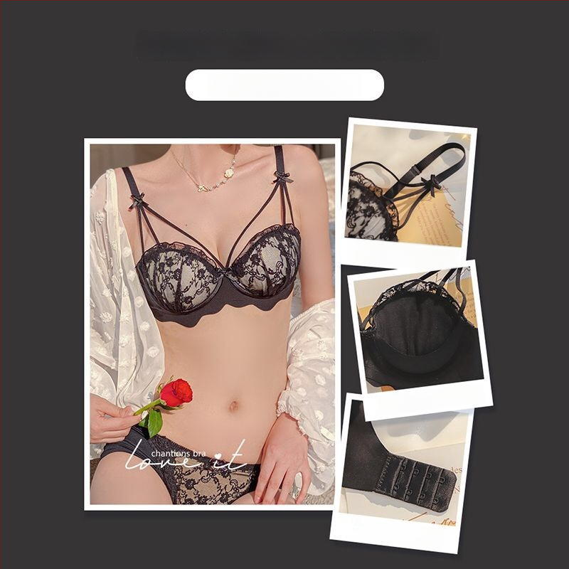 Nailona krūšturis ar 3/4 kausu, augšējā plānā un apakšējā biezā forma, fiksētas dubultās siksnas, bez tērauda gredzeniem