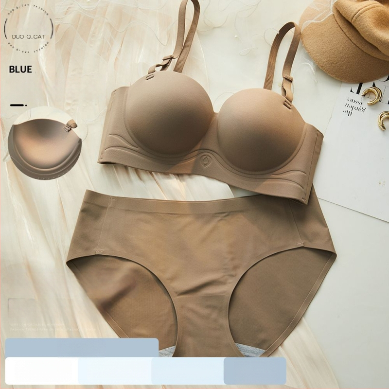 Bez siksniņām krūšturis mazām krūtīm, push-up, bez šuvēm, elpojošs neilons