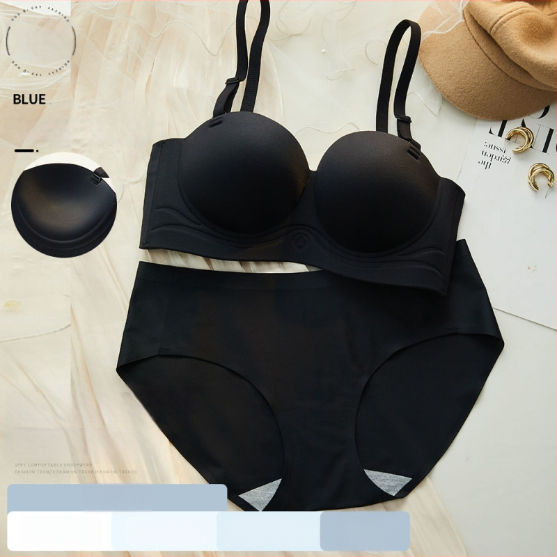 Bez siksniņām krūšturis mazām krūtīm, push-up, bez šuvēm, elpojošs neilons