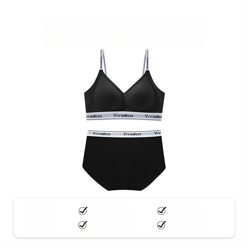 Modal krūštura komplekts, sporta stils, 3/4 kauss, veidota putas kauss, fiksētas dubultās siksnas, aizmugurē trīs rindu āķu aizdare, elpojošs, bez šuvēm