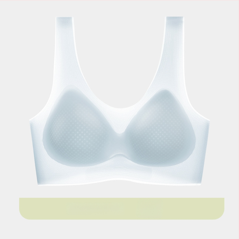 Yixingyao Bezšuvju krūšturis bez stieples, viengabala dizains, 3/4 kauss, plāns veidots kauss, neilons ar elastāna oderi