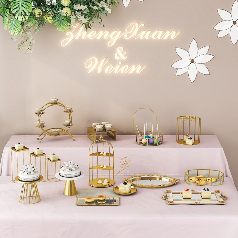 Десертна витрина за показване, европейски стил, прост дизайн, Код на продукта FJJ9853285H, Първокласно качество