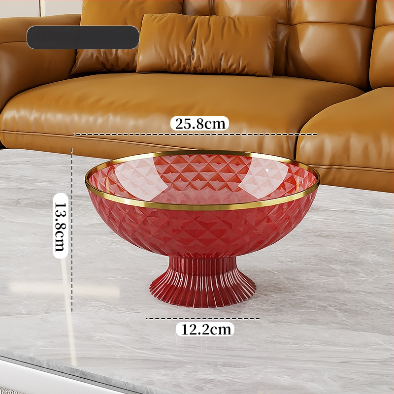 Плодова чиния с капак, запечатана и защита от прах, пластмасова; марка Other Homes; стил лайт лукс и ретро