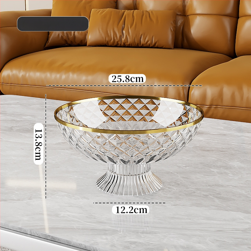 Плодова чиния с капак, запечатана и защита от прах, пластмасова; марка Other Homes; стил лайт лукс и ретро