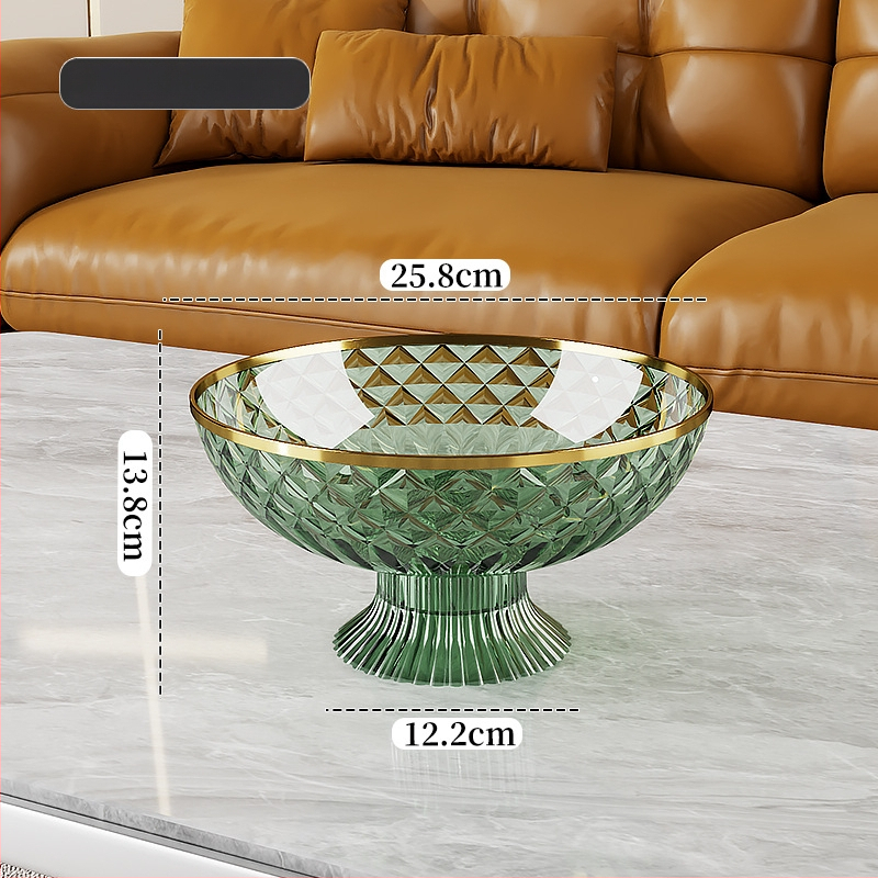 Плодова чиния с капак, запечатана и защита от прах, пластмасова; марка Other Homes; стил лайт лукс и ретро