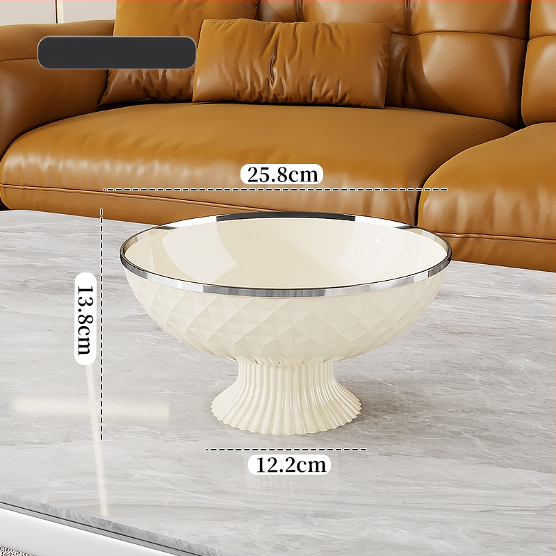 Плодова чиния с капак, запечатана и защита от прах, пластмасова; марка Other Homes; стил лайт лукс и ретро