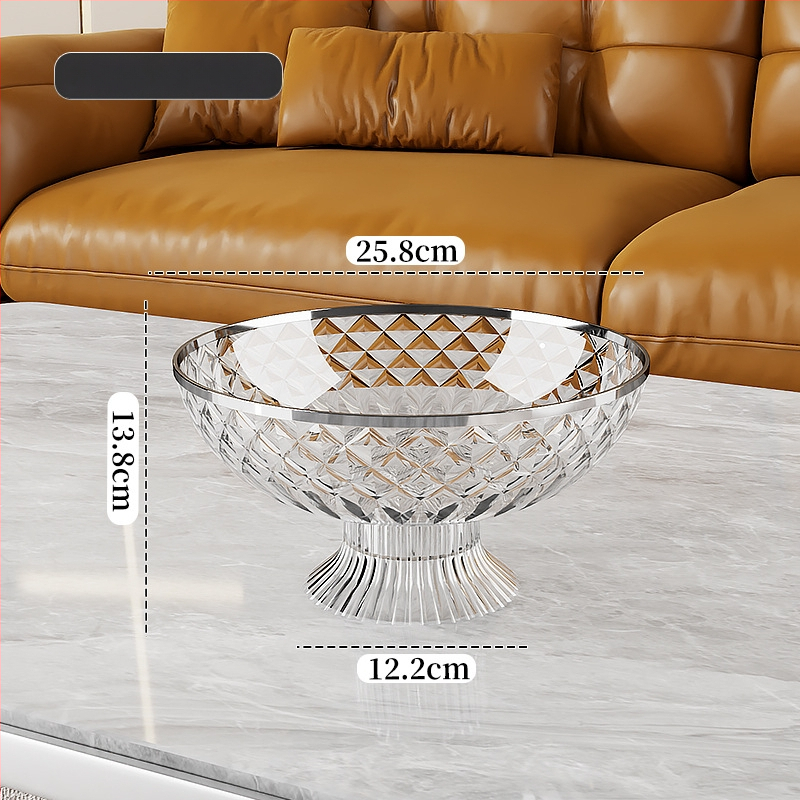 Плодова чиния с капак, запечатана и защита от прах, пластмасова; марка Other Homes; стил лайт лукс и ретро